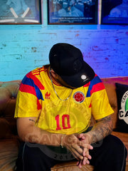 CAMISETA SELECCIÓN COLOMBIA LOCAL 1990 TALLA GRANDE