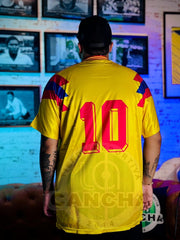 CAMISETA SELECCIÓN COLOMBIA LOCAL 1990 TALLA GRANDE