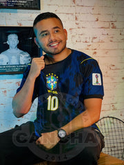 CAMISETA BRASIL VISITANTE 2026 PARCHES