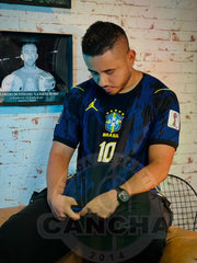 CAMISETA BRASIL VISITANTE 2026 PARCHES