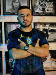 CAMISETA BRASIL VISITANTE 2026 PARCHES