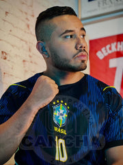 CAMISETA BRASIL VISITANTE 2026 PARCHES