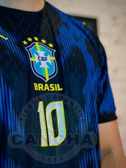 CAMISETA BRASIL VISITANTE 2026 PARCHES