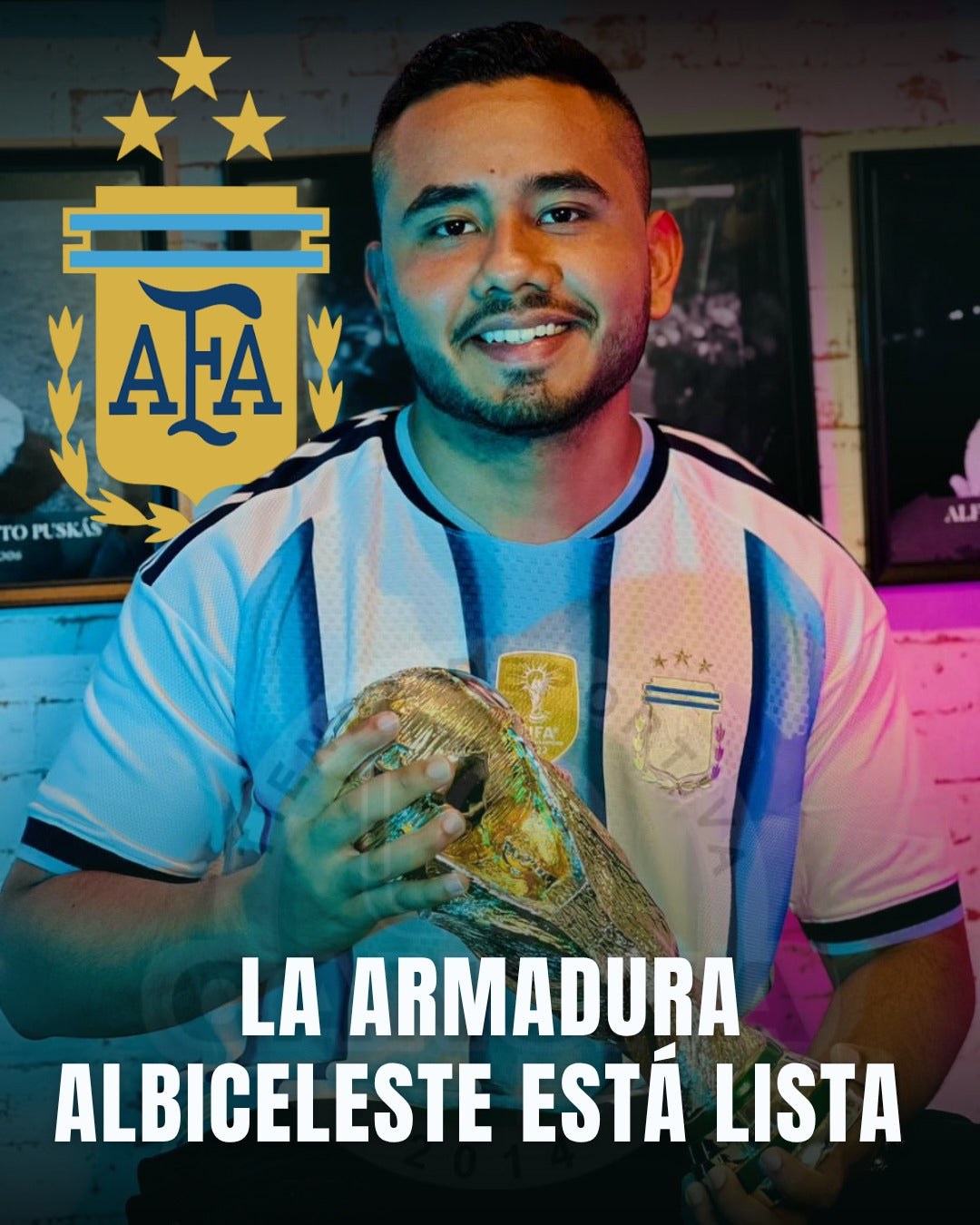 CAMISETA ARGENTINA LOCAL 2026