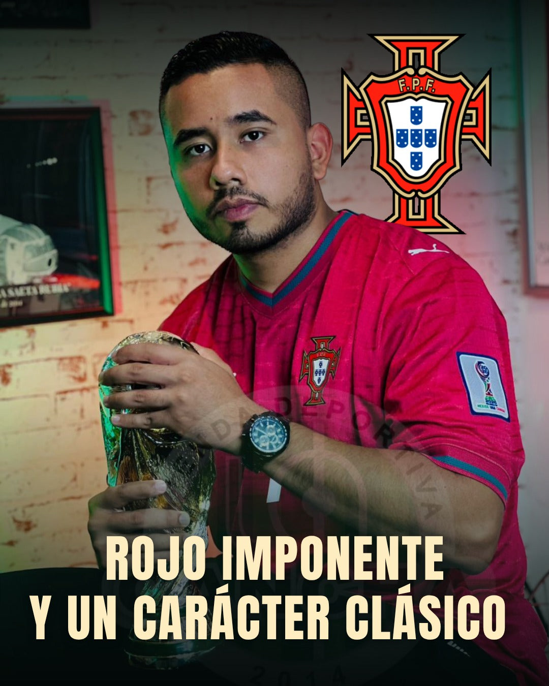 CAMISETA PORTUGAL LOCAL 2026 PARCHES