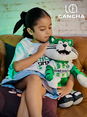 CAMISETA ATLETICO NACIONAL TIPOGRAFIA CHINA BLANCA NIÑO