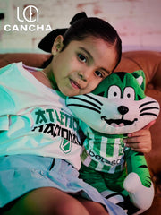 CAMISETA ATLETICO NACIONAL TIPOGRAFIA CHINA BLANCA NIÑO