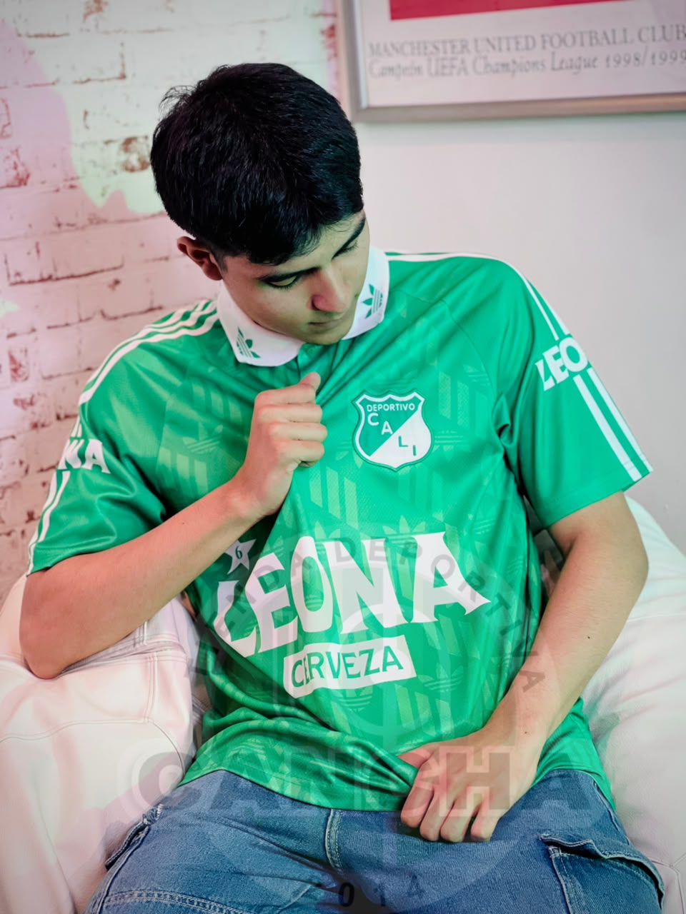 CAMISETA DEPORTIVO CALI LOCAL 1995