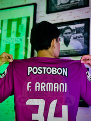 CAMISETA NACIONAL ARMANI #34 MORADA PLAYER