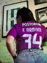 CAMISETA NACIONAL ARMANI #34 MORADA PLAYER