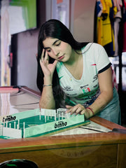 CAMISETA CAMISETA ONCE CALDAS LOCAL 2025 DAMA Y NIÑO