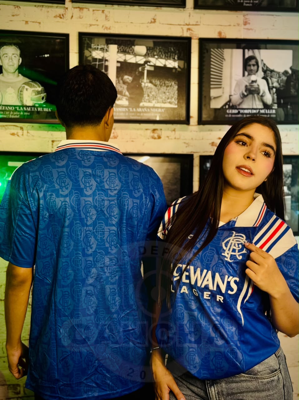 CAMISETA GLASGOW RANGERS  LOCAL 1996-1997