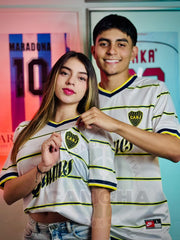 CAMISETA BOCA JUNIORS RETRO TERCERA EQUIPACION COPA MERCOSUR 1998/1999