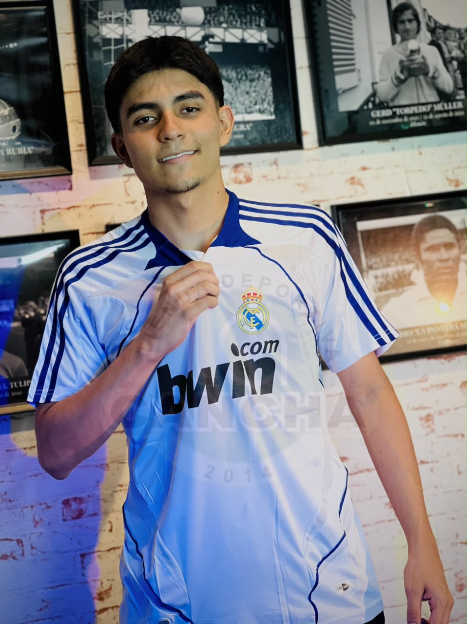 CAMISETA REAL MADRID  LOCAL 2007