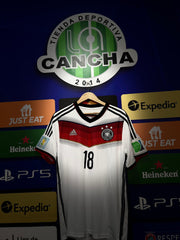 CAMISETA ALEMANIA RETRO LOCAL 2014 SEMI ORIGINAL