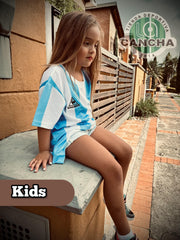 CAMISETA ARGENTINA LOCAL RETRO 1986 KIDS