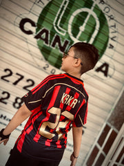 CAMISETA MILAN RETRO LOCAL GAMA ALTA 2006/2007 KIDS