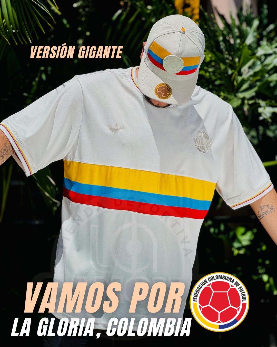 CAMISETA SELECCION COLOMBIA VERSION ESPECIAL 100 AÑOS