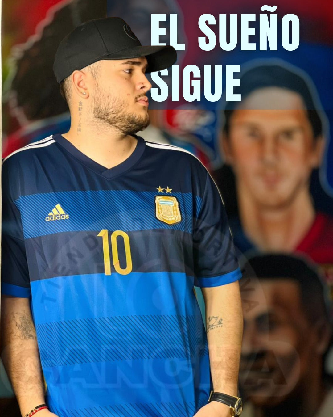 CAMISETA ARGENTINA RETRO VISITANTE 2014