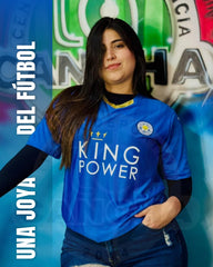 CAMISETA LEICESTER CITY RETRO LOCAL 2015/2016