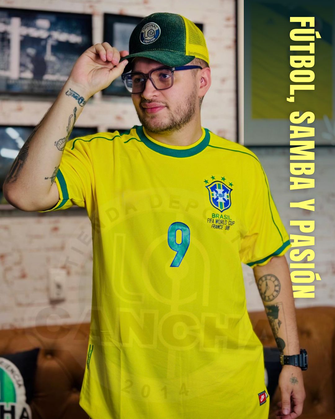 CAMISETA BRASIL RETRO LOCAL 1998