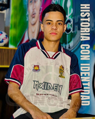 CAMISETA WEST HAM IRON MAIDEN VISITANTE 1999