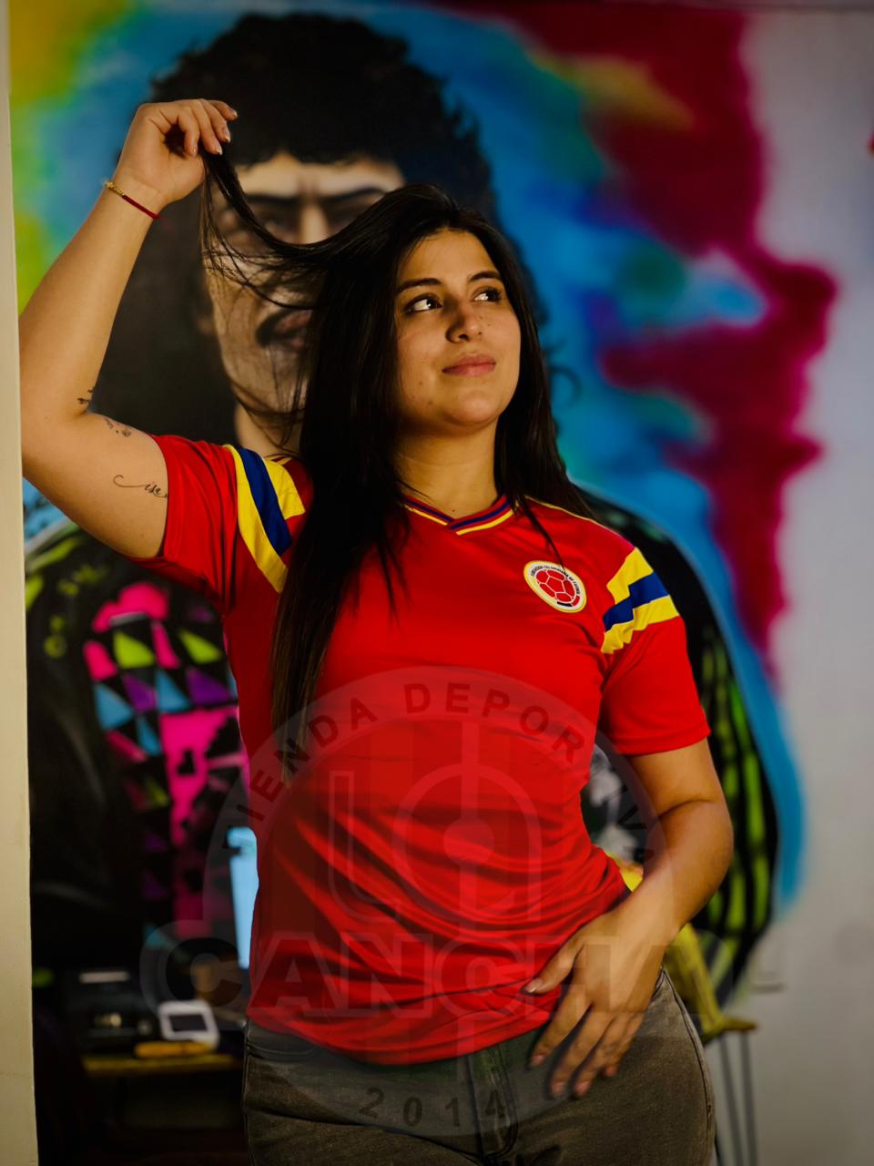 CAMISETA COLOMBIA RETRO 1990 VISITANTE