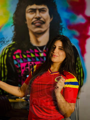 CAMISETA COLOMBIA RETRO 1990 VISITANTE