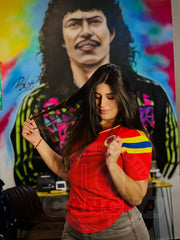 CAMISETA COLOMBIA RETRO 1990 VISITANTE