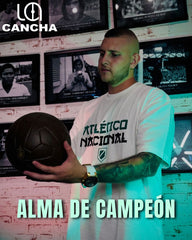 CAMISETA ATLETICO NACIONAL TIPOGRAFIA CHINA BLANCA