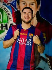CAMISETA BARCELONA RETRO LOCAL 2015
