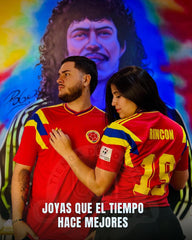 CAMISETA SELECCIÓN COLOMBIA VISITANTE 1990