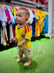 CAMISETA SELECCION COLOMBIA LOCAL BEBE 2026