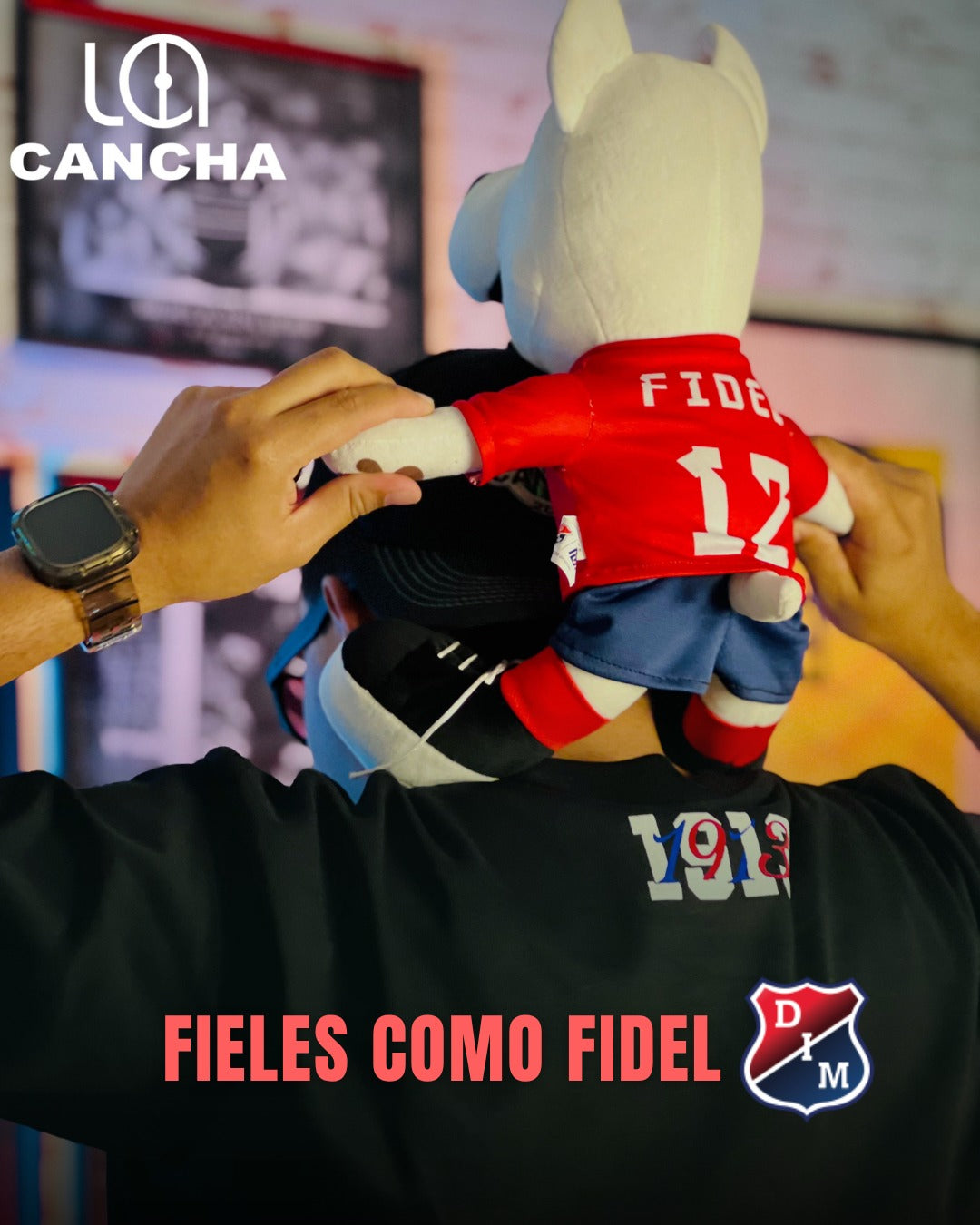 PELUCHE FUTBOLERO FIDEL DIM