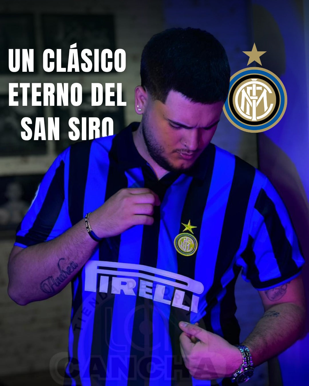 CAMISETA INTER DE MILÁN LOCAL 1998-99