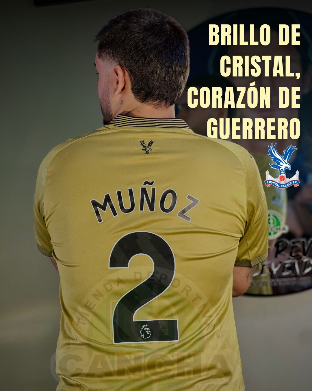 CAMISETA CRYSTAL PALACE VISITANTE 2025/2026