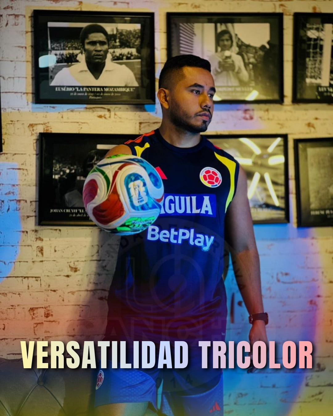 PETO SELECCIÓN COLOMBIA ENTRENAMIENTO 2026 AZUL