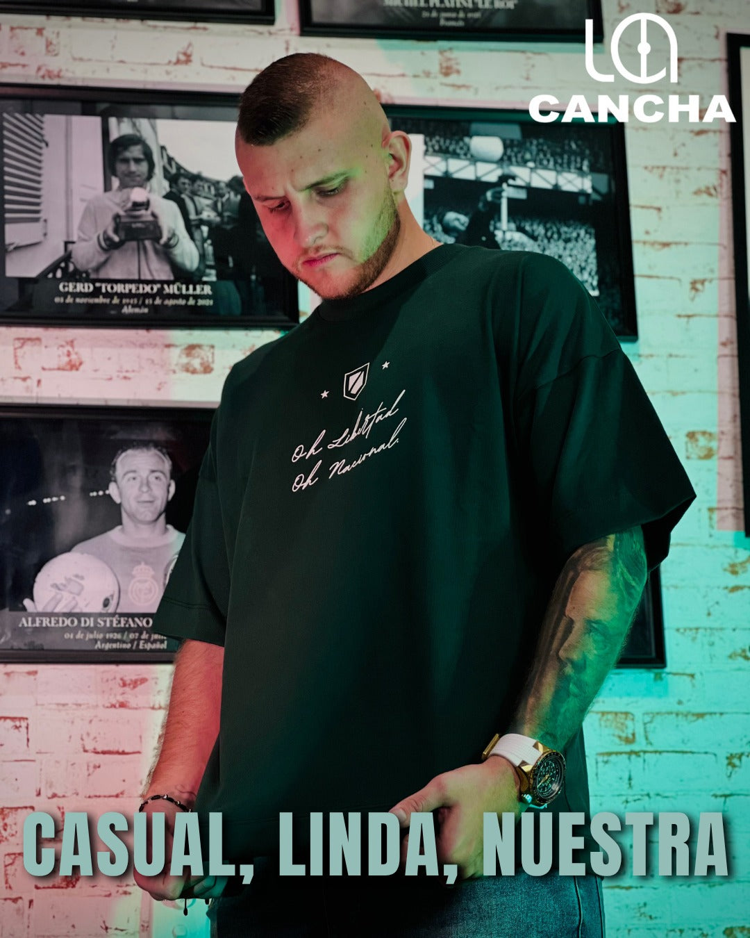 CAMISETA ATLÉTICO NACIONAL OH LIBERTAD, OH NACIONAL VERDE