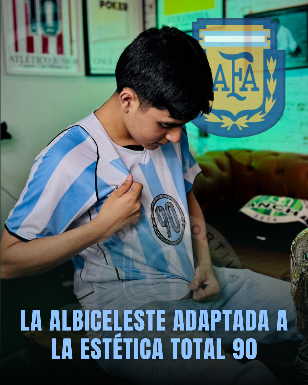 CAMISETA TOTAL  90 VERSION ARGENTINA 2026