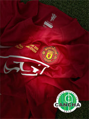 CAMISETA MANCHESTER UNITED RETRO LOCAL 2007/2008 KIDS