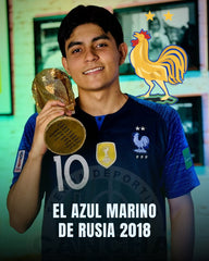 CAMISETA FRANCIA RETRO LOCAL 2018