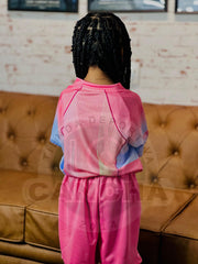 CONJUNTO BARCELONA VERSION ESPECIAL ROSADA 2025 KIDS