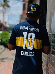 CAMISETA BOCA JUNIORS RETRO LOCAL 2015/2016