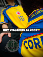 CAMISETA SELECCION COLOMBIA RETRO LOCAL 2001