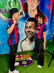 CAMISETA BARCELONA RETRO LOCAL 2015 NIÑO