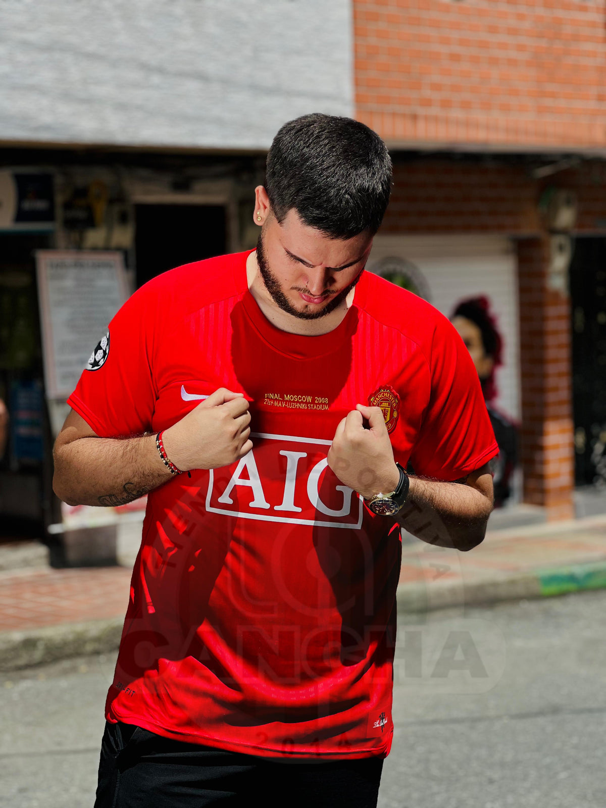 CAMISETA MANCHESTER UNITED RETRO LOCAL 2007/2008