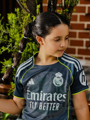 CAMISETA REAL MADRID VISITANTE 2025 KIDS