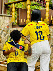 CAMISETA SELECCION COLOMBIA RETRO LOCAL 2014