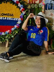 CAMISETA SELECCION COLOMBIA RETRO VISITANTE 1998