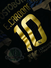 CAMISETA ATLETICO NACIONAL VISITANTE PARCHES LIBERTADORES CON ESCUDO 3D 2025